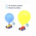 Children Air Powered Rocket Balloon Car, Balloon Launcher and Powered Car Toy Set with Astronaut